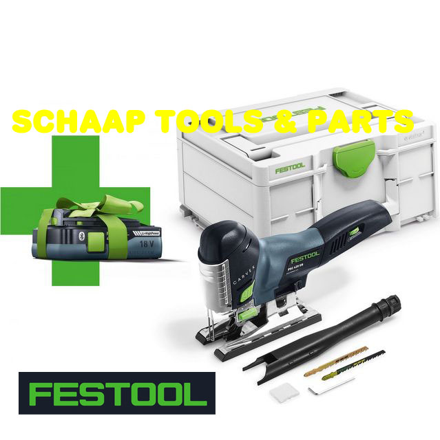 Festool Accu-Decoupeerzaagmachine met 4 pendelstanden PSC 420 Li EB-Basic tijdelijk + accu | 576521